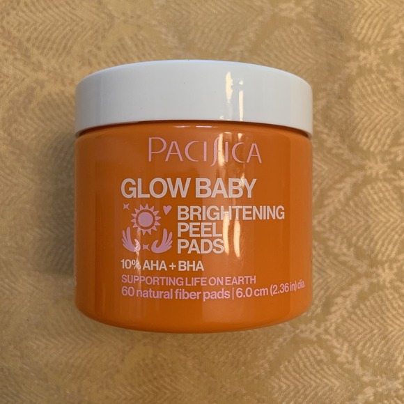 Pacifica Other - Pacifica Glow Baby Brightening Peel Pads 10% AHA + BHA - 60 Pads SEALED